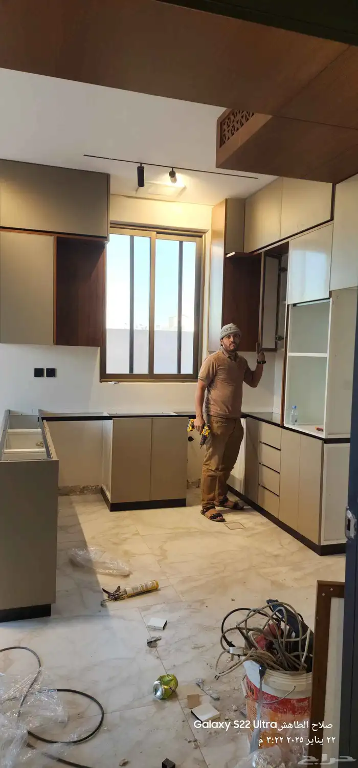 الكنج لي اعمل الامنيوم شبابيك ابواب وجهات استركشر مطابخ. 3