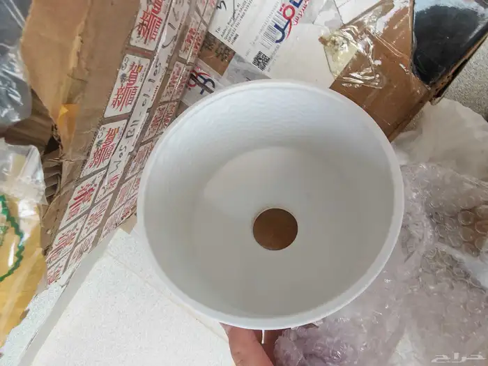 مجموعه طاولات خدمه و اباجور لمبات البيع كلهم 3