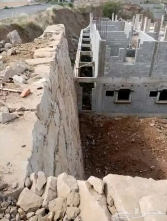بناء حجر بوكلين وقص ارآضي الطائف وضواحيه 1