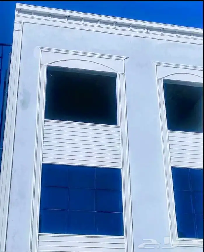 ديكورات خارجي ولياسه ملونه تصميم حجر الرياض مع العازله والبو 14