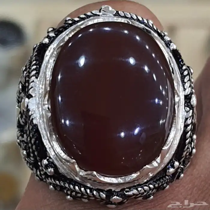 عقيق يماني كرزي دموي فاخر 2