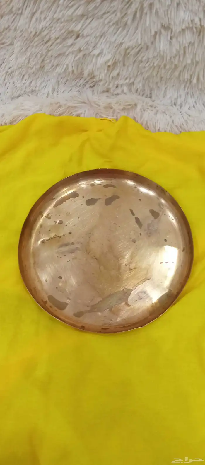 كفتين ميزان نحاس صناعة قديمه 3