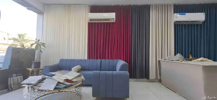 ارخص في كنبات جلسات عربي اقماش ستائر رول وه تركيب 10