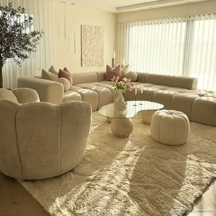 تفصيل و تنجيد كنب و مساند جميع أنواعها 11