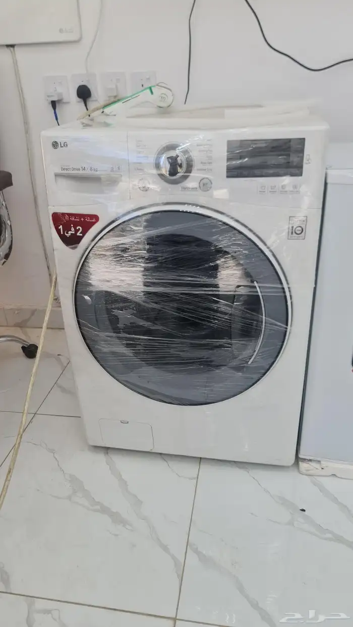 غسالة ال جي فل اتماتيك 14 ك نظيف شغال ع الشرط1200ريال 0