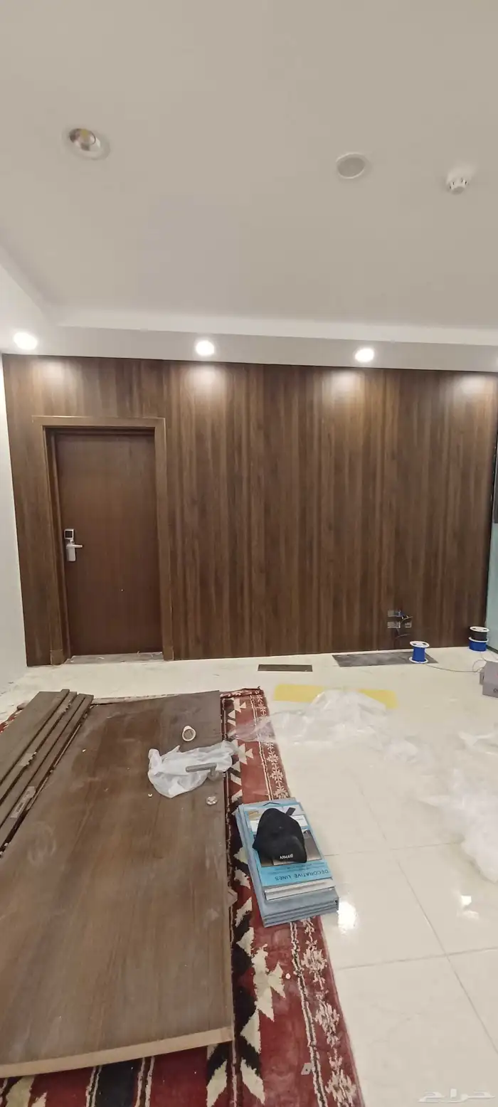 بديل الشيبورد ورق جدران بديل الخشب خشب محفور ورق جدران 3D 1