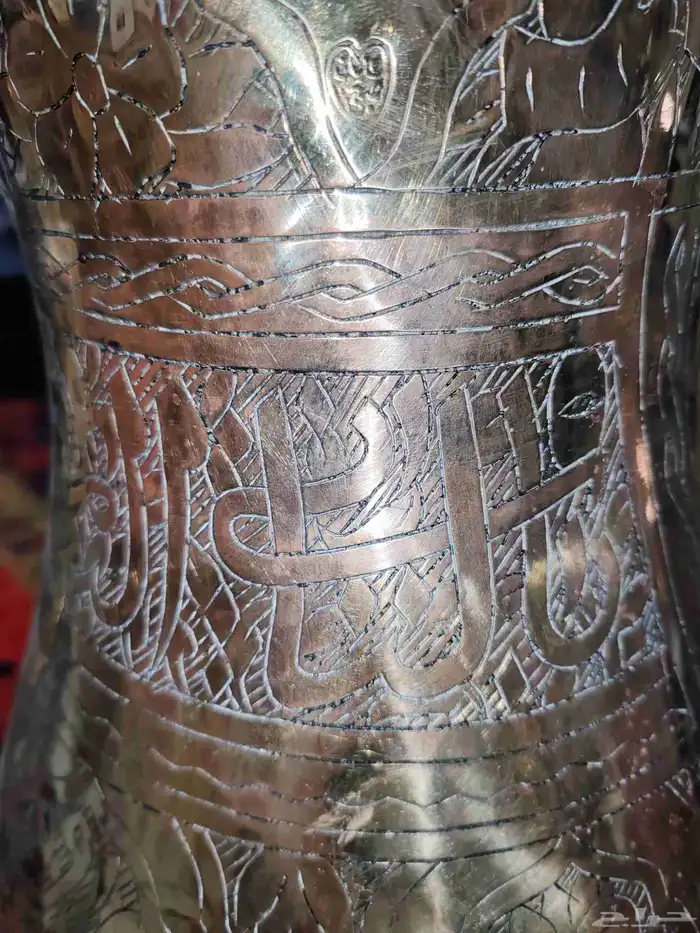 دلة رسلانية منقوشة بالكامل حجم كبير 68سم 2