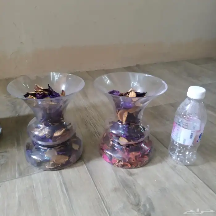 فازات زينة من الزجاج 1