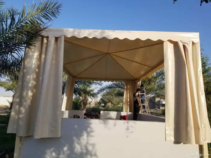 خيام مضلات سواتر برجولات شنكو جميع انواع الحداده 7