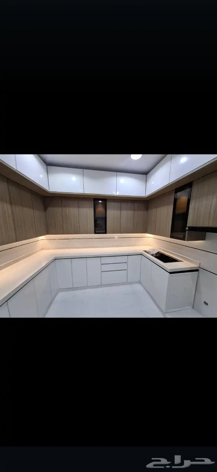 مطابخ مودرن تفصيل صاج المنيوم الماني مفصلات هيدرولك ايطالي 8