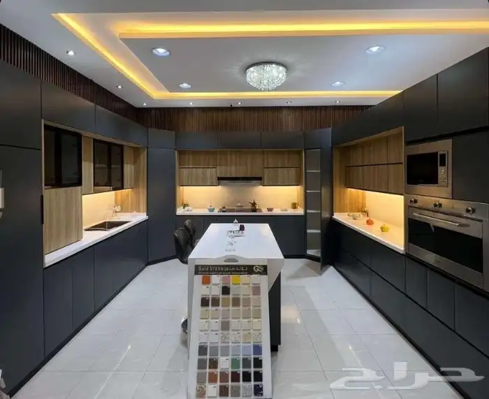 مطبخ تفصيل صاج الماني رفوف اربعه ملي مفصلات هيدروليك سحب ايط 3