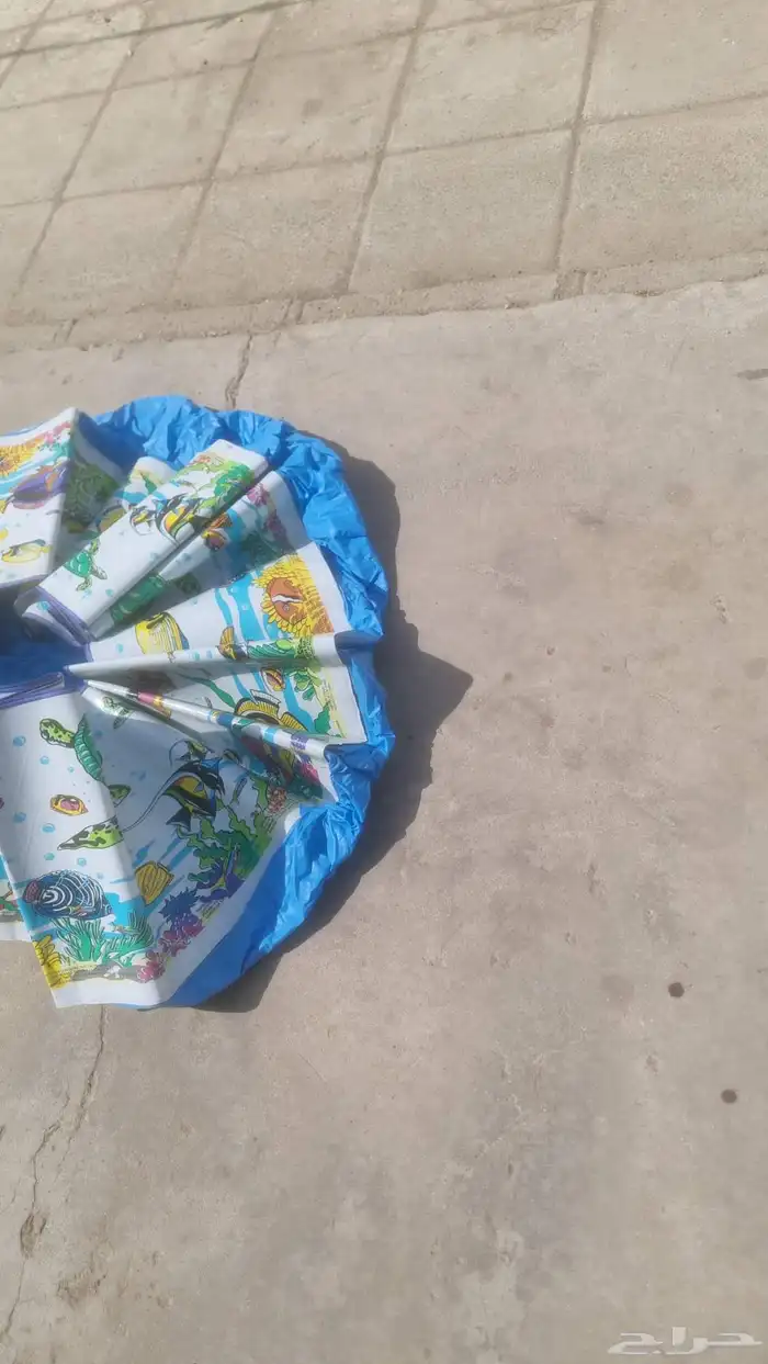 مسبح اطفال بدون نفخ صغير يسع 4 اطفال او 5 مستخدم 2