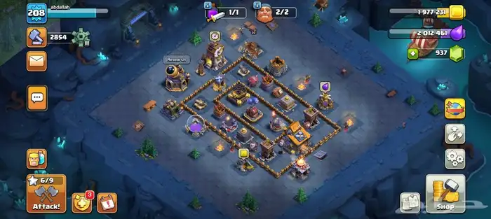 حساب كلاش اوف كلانس تاون 17 بسعر معقول 1