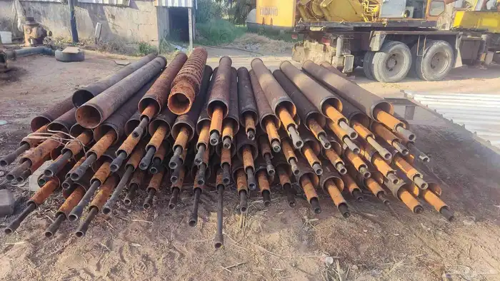مواسير بير سته بوص مع تيوبيات وطرمبه 6