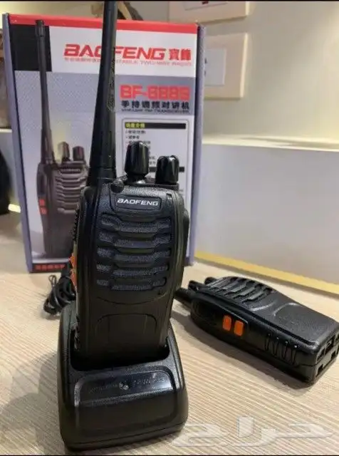 طقم حبتين لاسلكي باوفينج BF-888S الأصلي عدد 2 جهاز 0