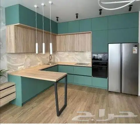 مطابخ صاج وخشب والمنيوم ورخام صناعي وبورسلان 1