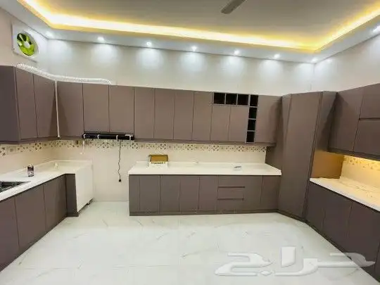 مطابخ صاج وخشب والمنيوم ورخام صناعي وبورسلان 3