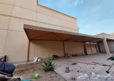 مظلات وسواتر الجبيل الصناعية  الضاحيه الجبيل  التوصل 0507867 3