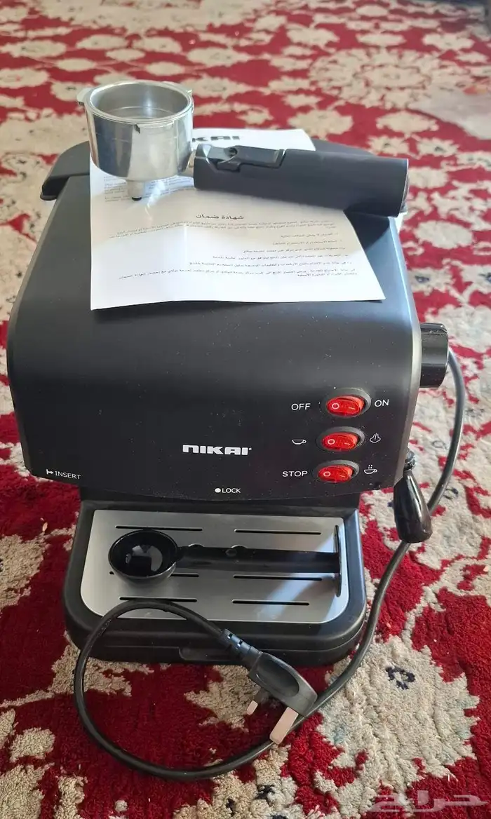 ماكينة إسبرسو NIKAI NEM1690A - استخدمت للتجربه فقط 0