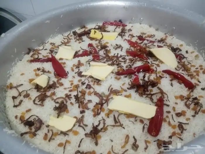 انا معلم رز بخاري رز بشاور دجاج شوايه مطغوط 1