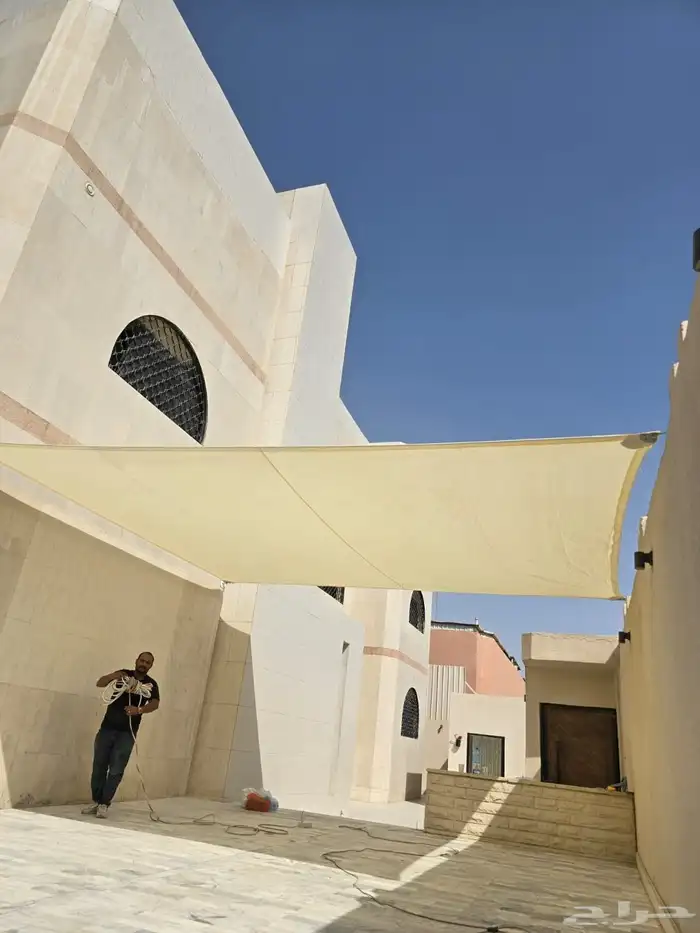 مطارات مياه راويات مظلات غنم مظلات شد انشائي شبك ظل اغطيات 11