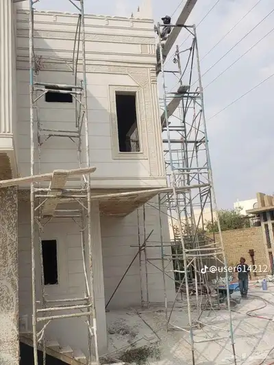 لياسه ملونه بديل الحجر ديكور خارجي 0