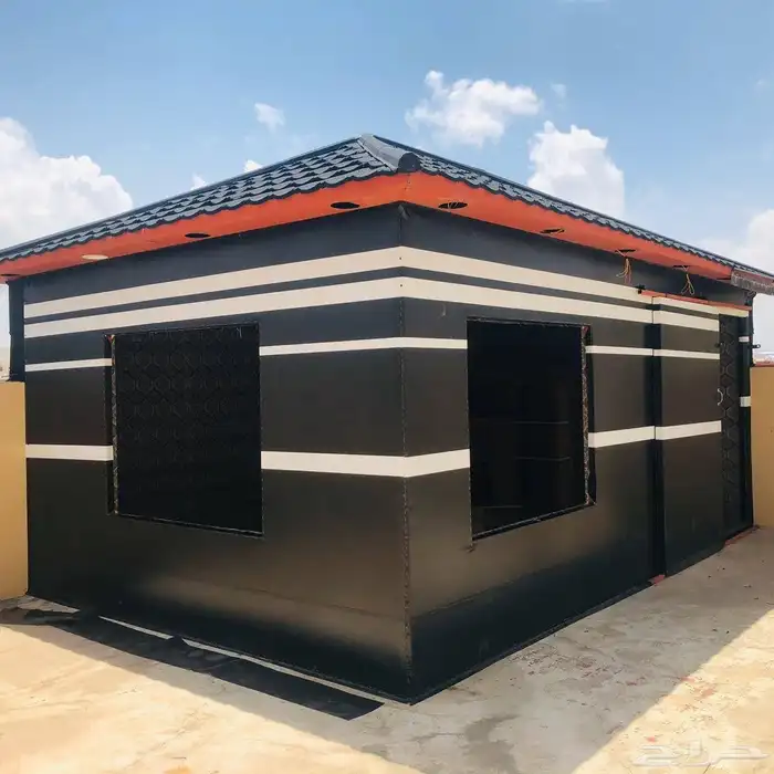 بيوت شعر مشب نار قرميد حديد تلبيس قماش ملكي 1