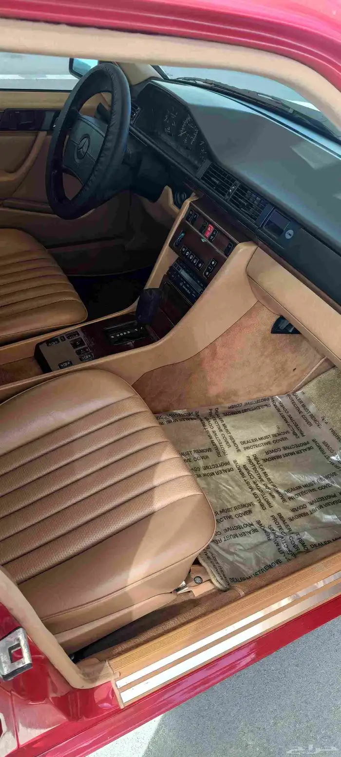 مرسيدس 1990 W124 فرخ الشبح ( سته سلندر نظيف مخزن ) 300E 10