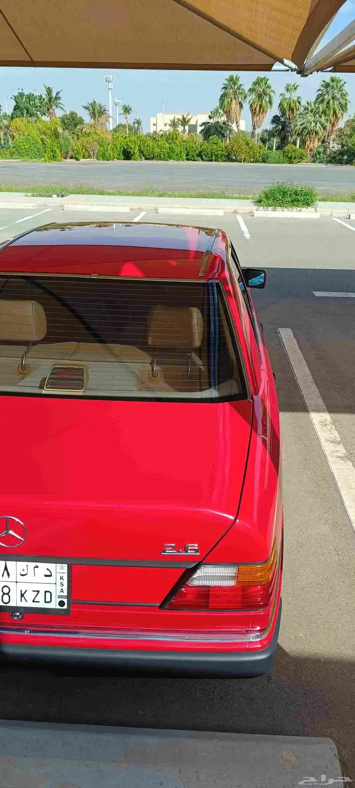 مرسيدس 1990 W124 فرخ الشبح ( سته سلندر نظيف مخزن ) 300E 5