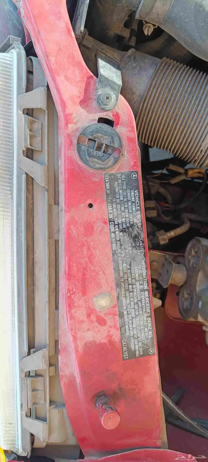 مرسيدس 1990 W124 فرخ الشبح ( سته سلندر نظيف مخزن ) 300E 18