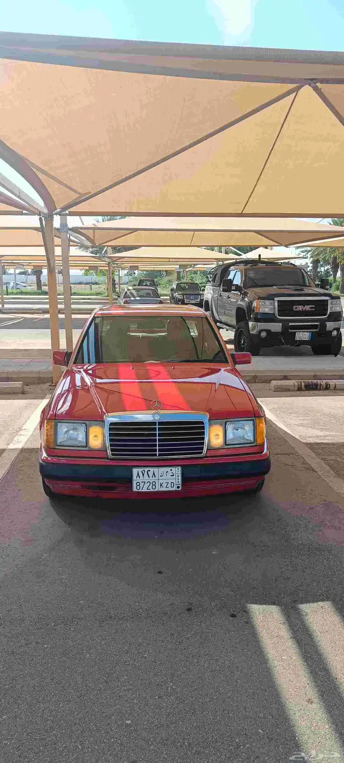 مرسيدس 1990 W124 فرخ الشبح ( سته سلندر نظيف مخزن ) 300E 2