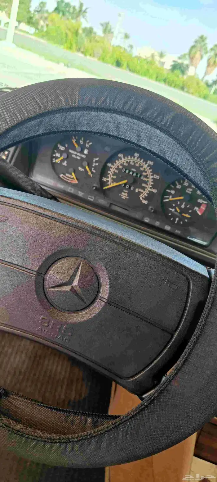 مرسيدس 1990 W124 فرخ الشبح ( سته سلندر نظيف مخزن ) 300E 14