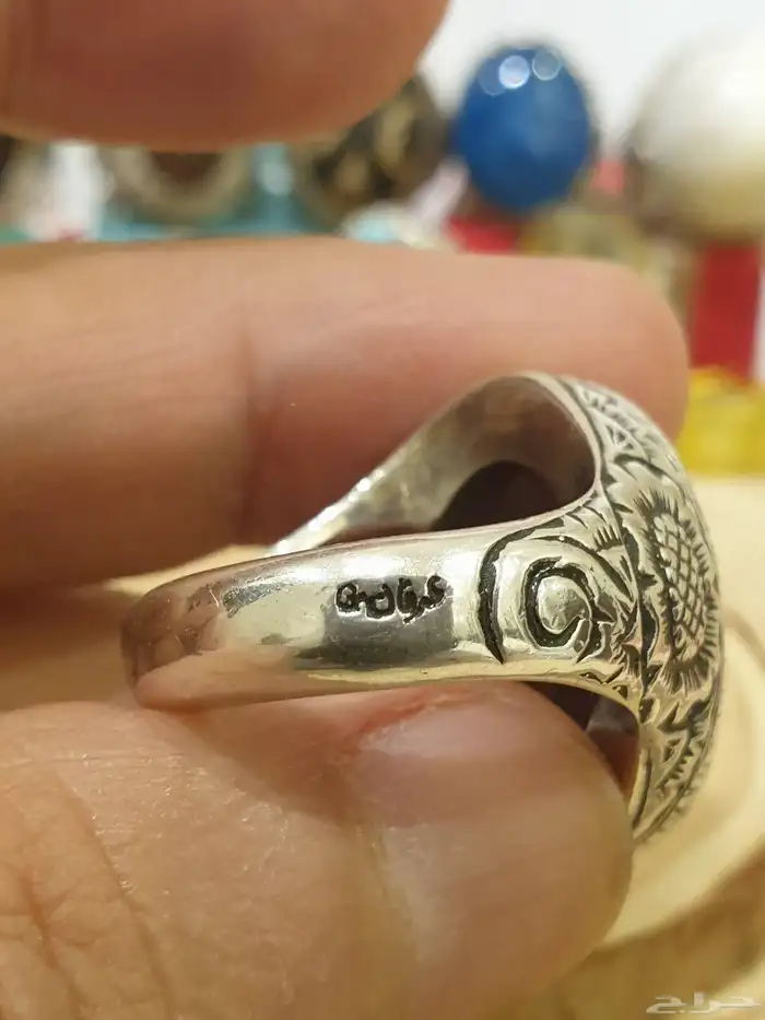 خاتم عقيق سليماني هندي سنامين 11