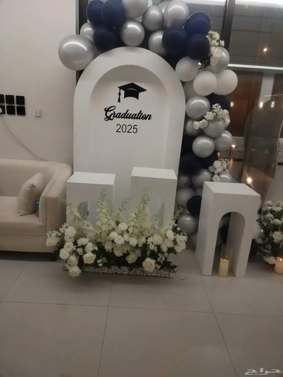 تنسيق  حفلات  تخرج  2025  استقبال  عيدميلاد 1