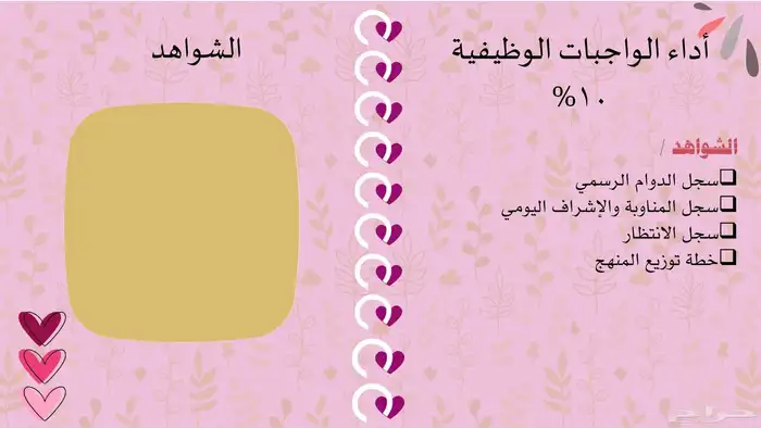 ملف الأداء الوظيفي 9