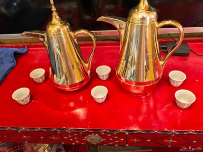 زمزميتين يابانيات اصليات خوات الجدد وعدد 6 فناجيل تراثية 4