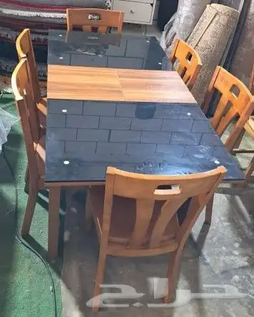 طاولات 4 و 6 كراسي ولا في الاحلام 0
