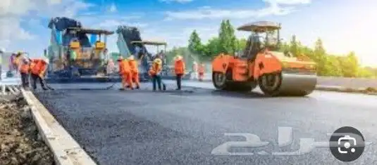 مقاول اسفلت جديد ومقشوط توريد وتنفيذ مواقف طرق عماير 5