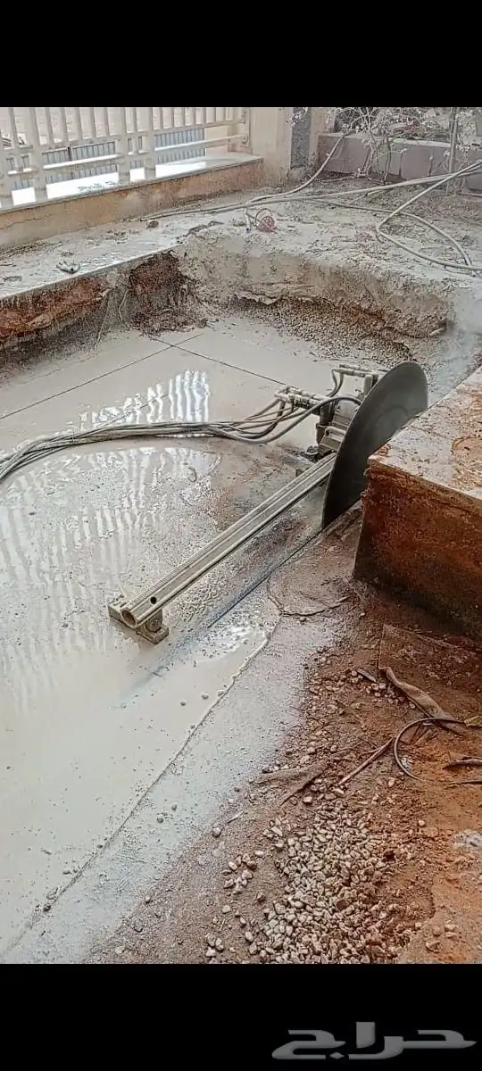 قص الخرسانه بالمنشار 2