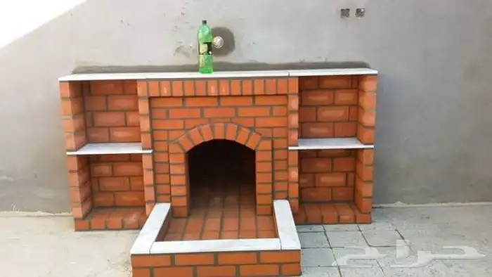 بيوت شعر مشب نار قرميد حديد تلبيس قماش ملكي 4