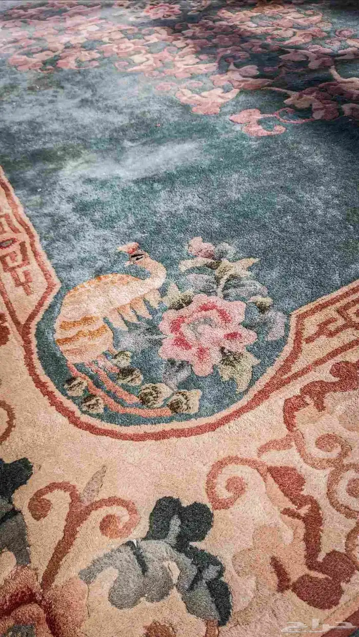 سجادة الطاووس اليدوية الملكية للبيع 3