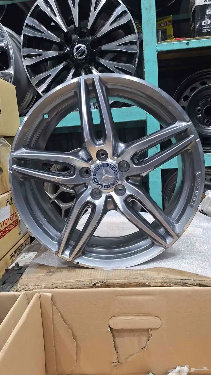 اثنين جنوط مرسديس بنز اصلي وكاله جديد مقاس 19 1