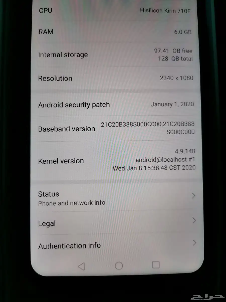 Honor 10i 6gb ram 128 3
