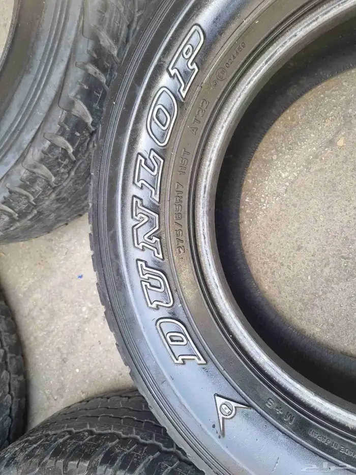 275 65 17 دنلوب الكفرات نص عمر 8