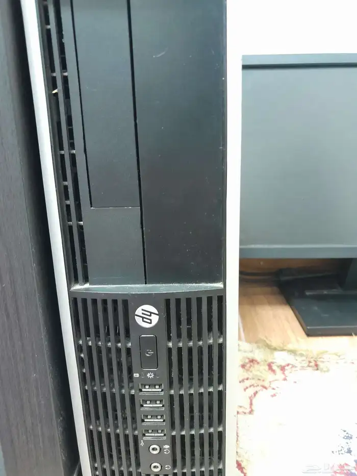 كمبيوتر اتش بي مع شاشه ديل 2