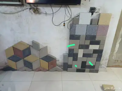 يوجد لدينا جميع انواع المواد الاسمنتية بلدورة  انترلوك  بلاط 3