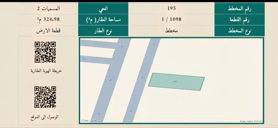 للبيع أرض في المسميات 2 ( حوطة بني تميم ) 2
