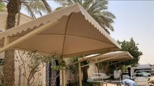 مظلات سواتر بيوت شعر قرميد هناجر مظله بيت شعر هنجر 6