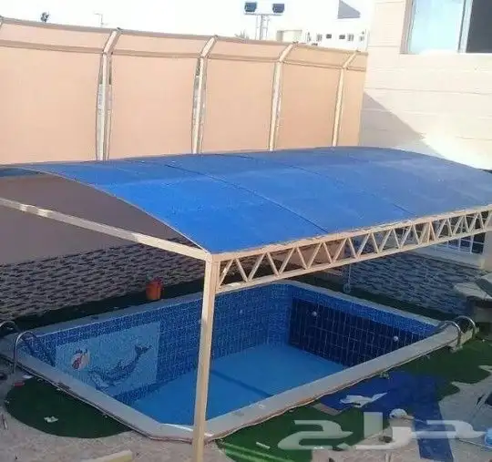 مظلات سواتر بيوت شعر قرميد هناجر مظله بيت شعر هنجر 16