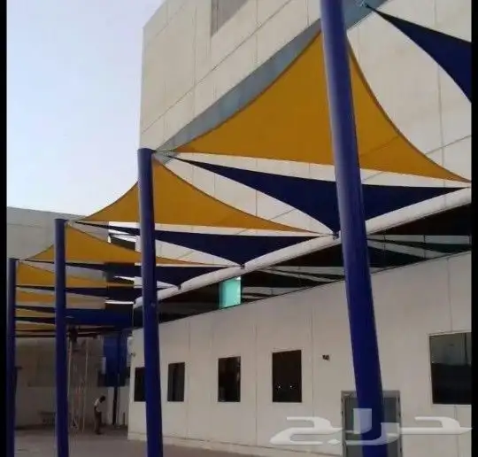 مظلات سواتر بيوت شعر قرميد هناجر مظله بيت شعر هنجر 13